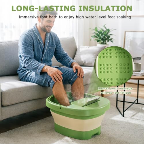Bañera plegable para pie con función de masaje y tapa 6