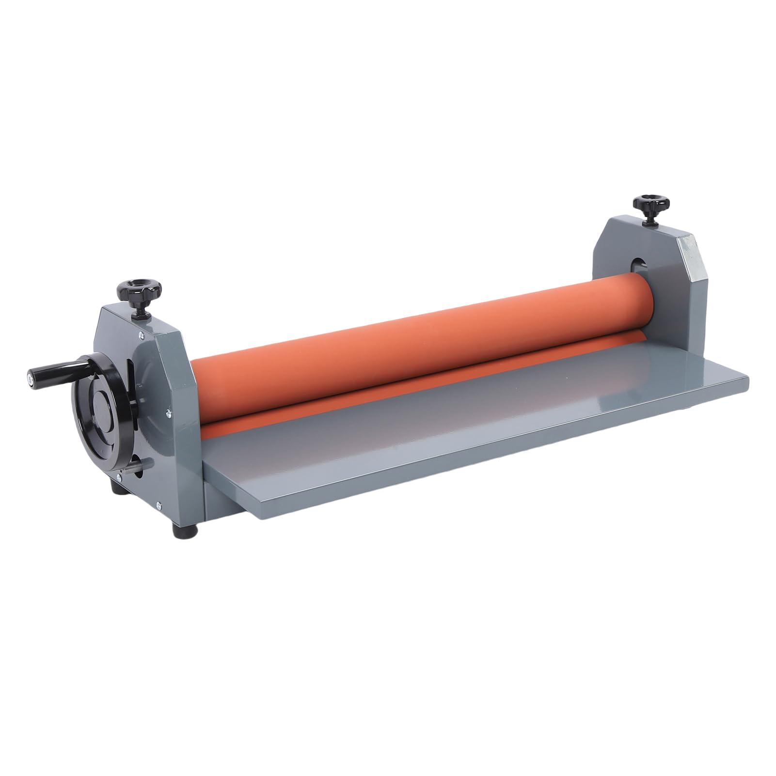 Fockety Laminatore a freddo manuale da 25,6 pollici, macchina per laminazione a freddo a pressione con manovella pieghevole da 0,6 pollici di spessore per ufficio, scuola, casa