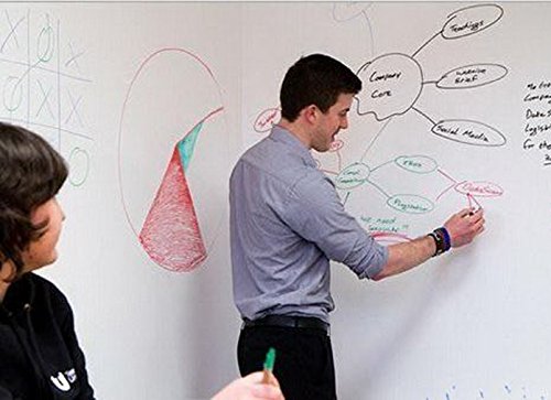 Adesivo Branco Quadro Lousa 1m X 60cm Decorativa