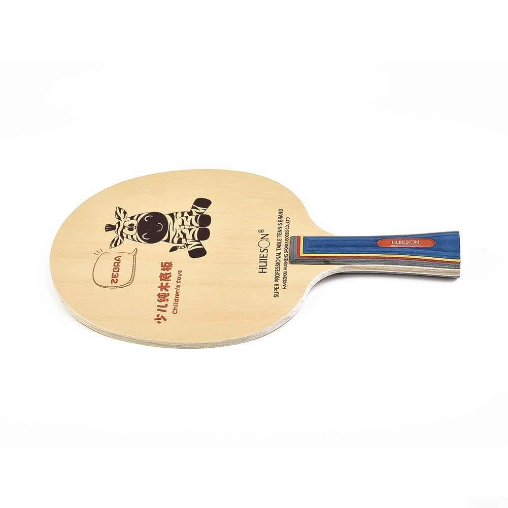 Plaque inférieure ping-pong bois 5 plis raquette tennis de table longue poignée