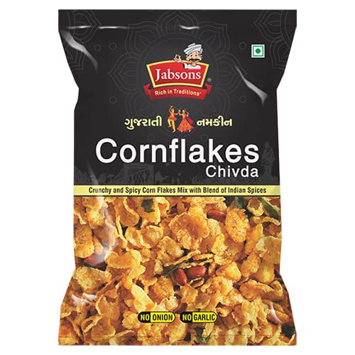 Jabsons Gujarati Namkeen Cornflakes Mix -120g| Ready to eat | Tea time Snacks| (B09X687XKT) Amazon Price History, Amazon Price Tracker