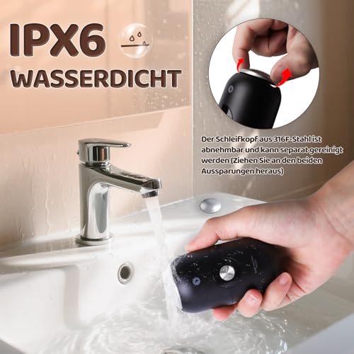 FIVAVA Hornhautentferner im Einsatz an Fußsohle - Detailansicht von FIVAVA Hornhautentferner Elektrisch Deal – Dealfoxx.de