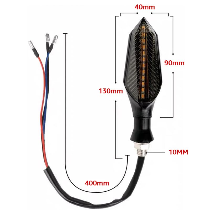 Clignotants moto LED de précision avec feu de position intégré pour RS660 125 - 3