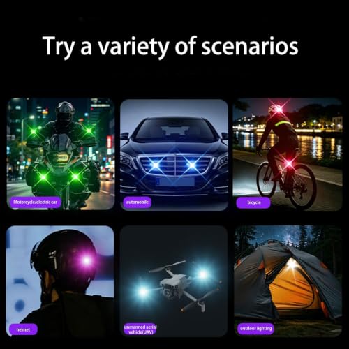 Kit estroboscópico de luces intermitentes LED control inalámbrico recargable camión 5