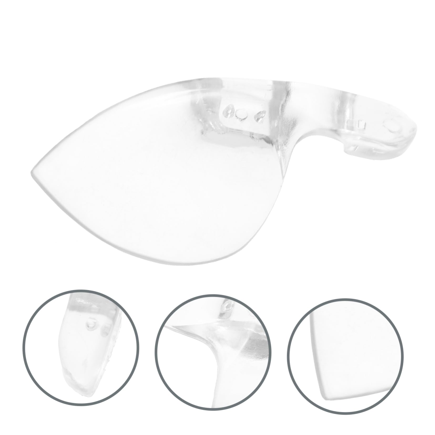 NULYLU Ergonomic Violin Shoulder Rest Pad Chin Support for Violin Acrylic Material 4/4 Size