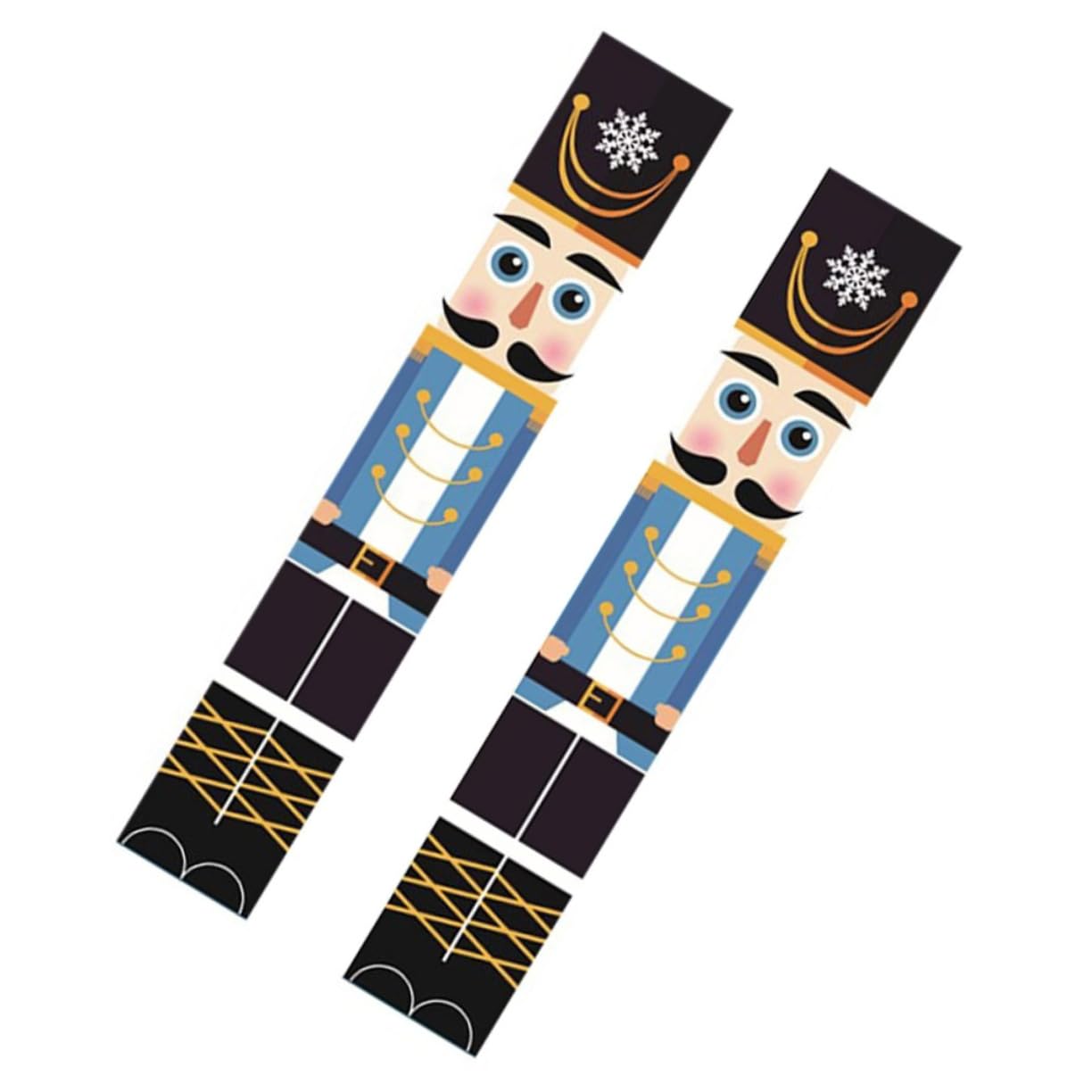 MAGICLULU 3 Coppie Di Distici Natalizi Unici Eleganti Decorazioni Da Parete Per Porte Striscioni Vivaci Per Esterni