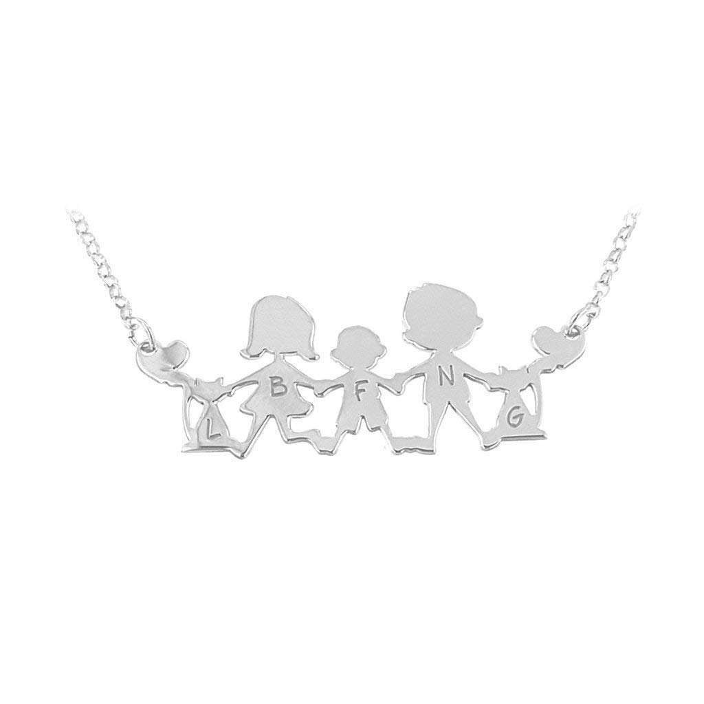 Collana personalizzata con la tua FAMIGLIA in argento 925.