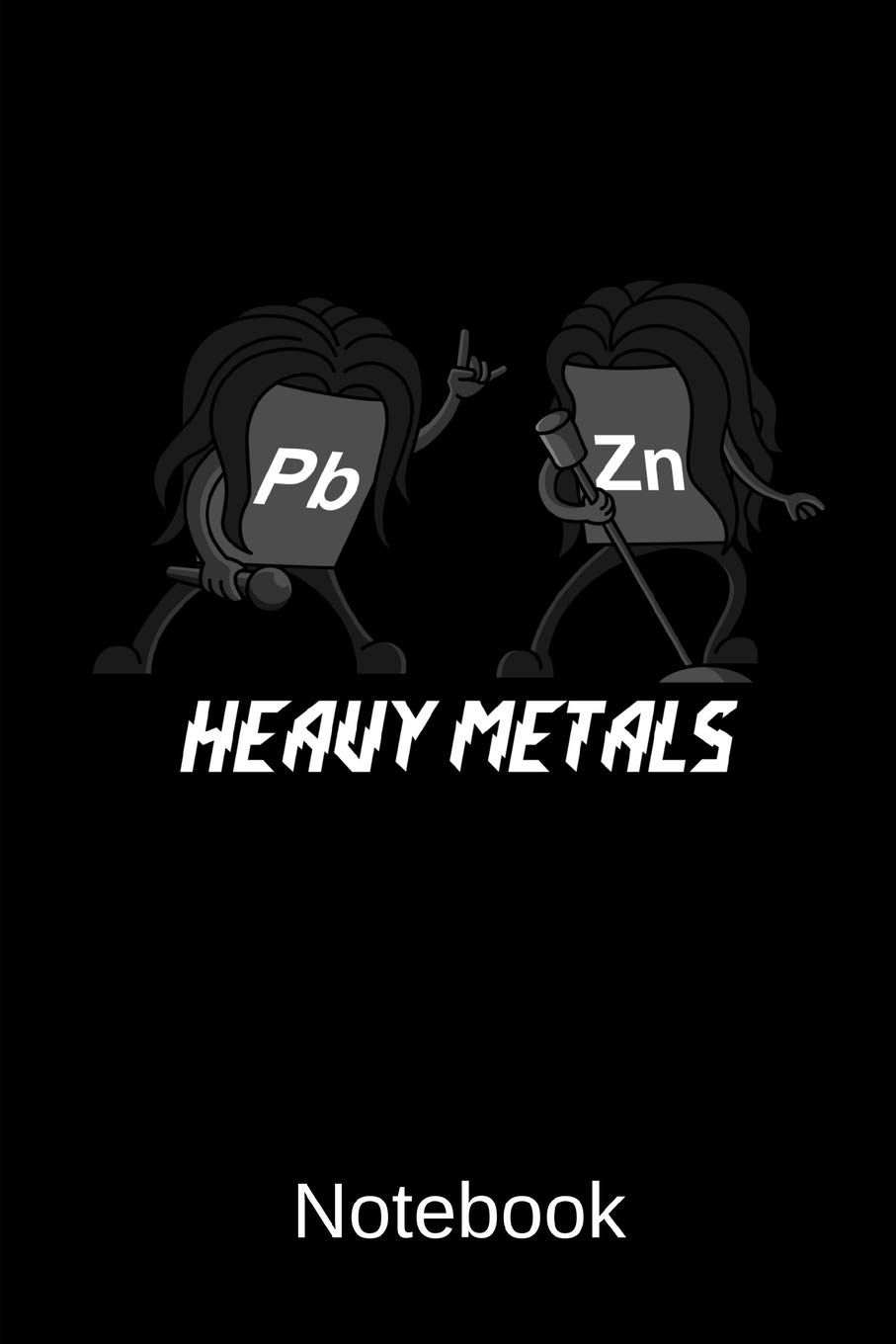 Heavy Metals Notebook: Dot Grid Notebook With 120 Pages