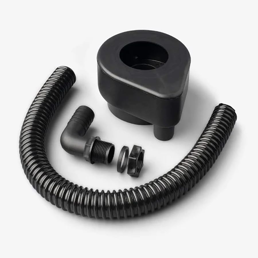 Water Butt Connector - Rainwater Downpipe Black