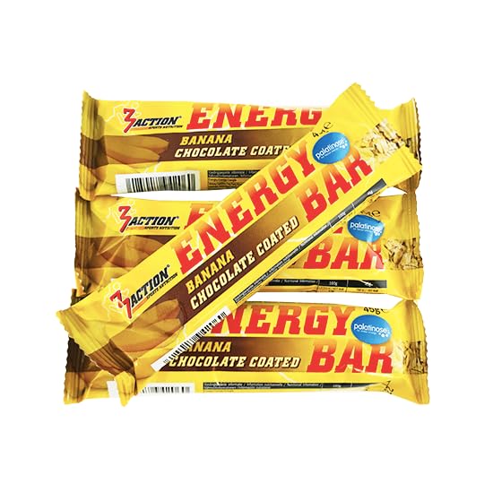 Barre énergétique banane chocolat 3Action : endurance et recharge glucidique maximale