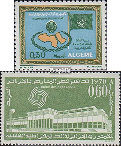 Prophila Collection Algeria Michel.-No..: 556,558 (Completa Edizione) 1970 Arab League, Leale Algeri (Francobolli per i Collezionisti)