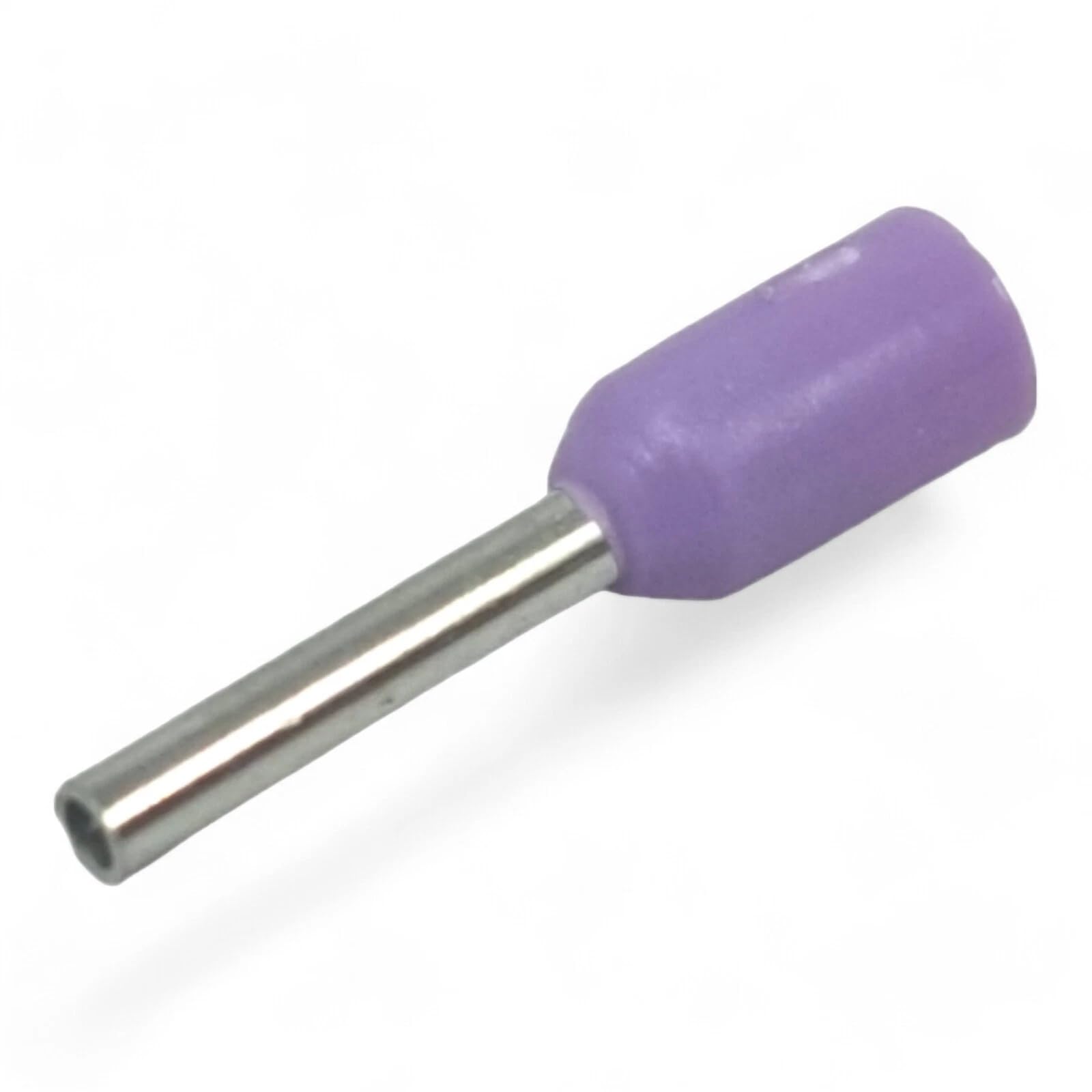 Ukcable-Ties Cable Cord End Terminals 0.25Mm² Violet Single Entry Bootlace Ferrules - (Pack Of 200)
