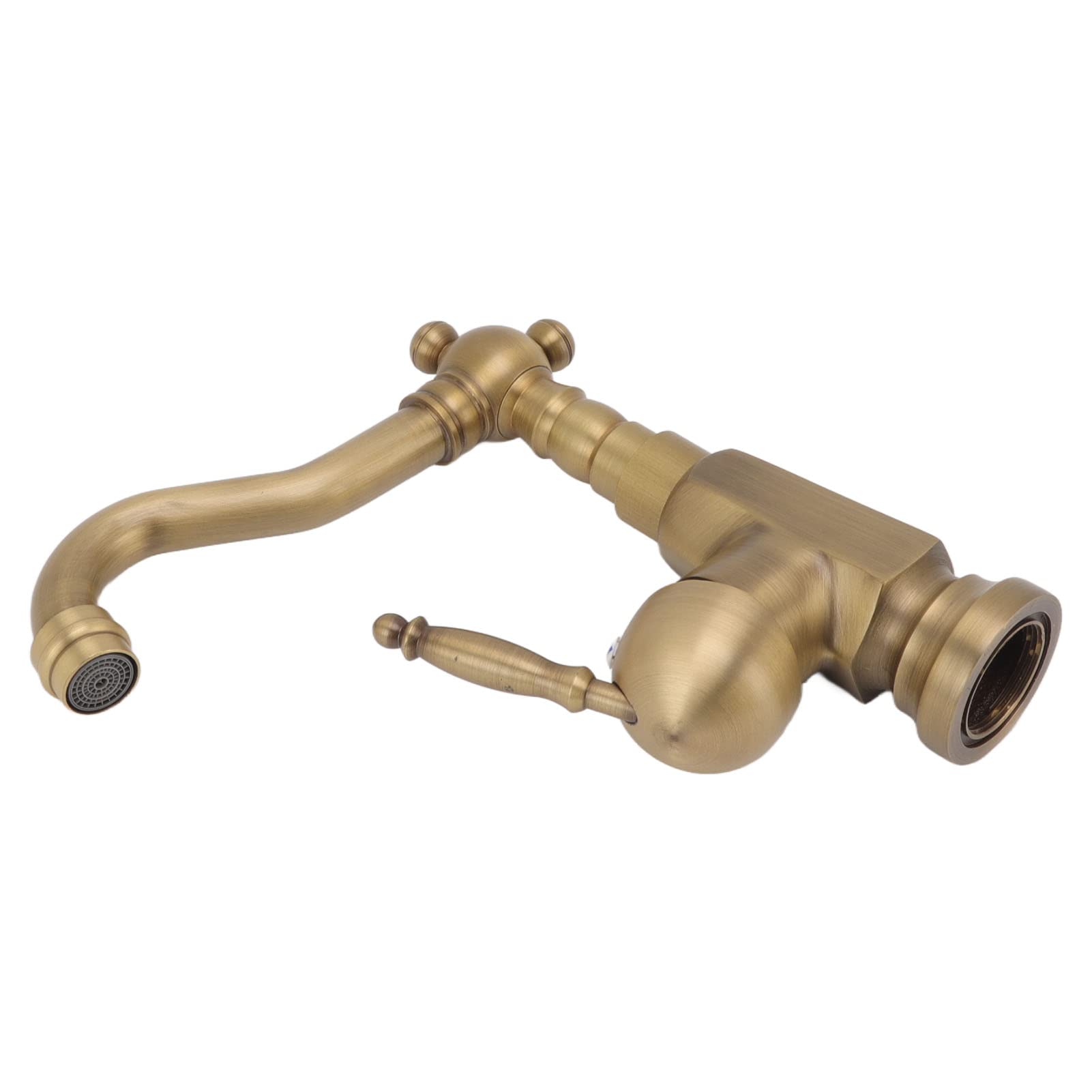 Robinet de lavabo en laiton antique Fafeicy au design retro pour vasque