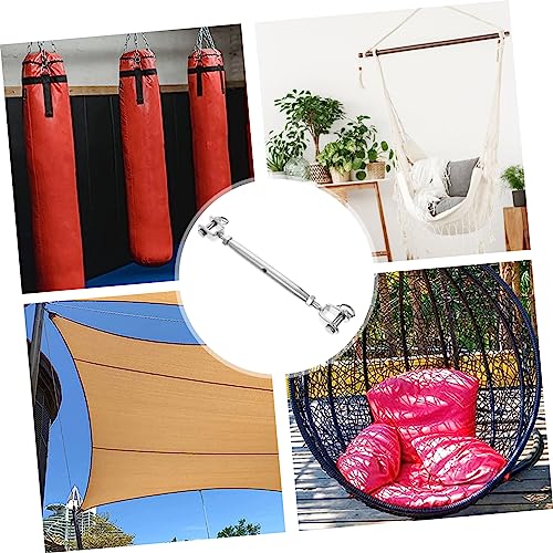 1Pc Cerrado Cuerpo Tensor Tornillo para Cable Resistente para Montañismo Camping y Uso al Aire Libre Superficie Lisa y Fácil miniatura 4