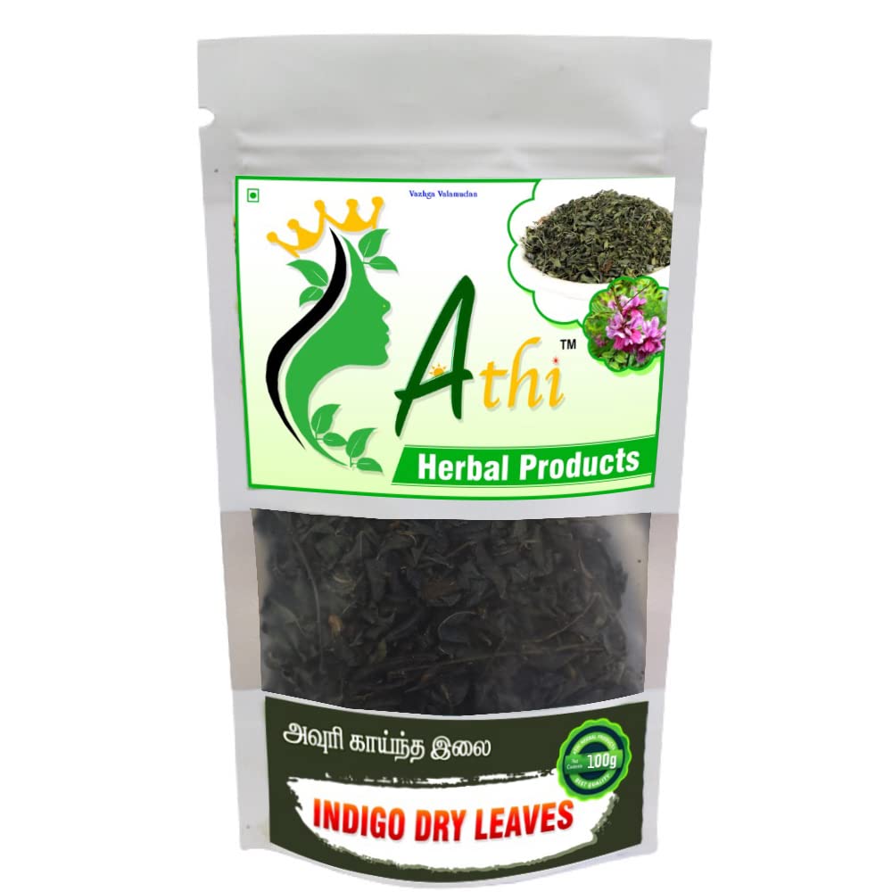 Athi Herbal, Avuri dry Leaf petals | Indigo Dry Leaves | Indigo For Hair(100 GM)-image-37