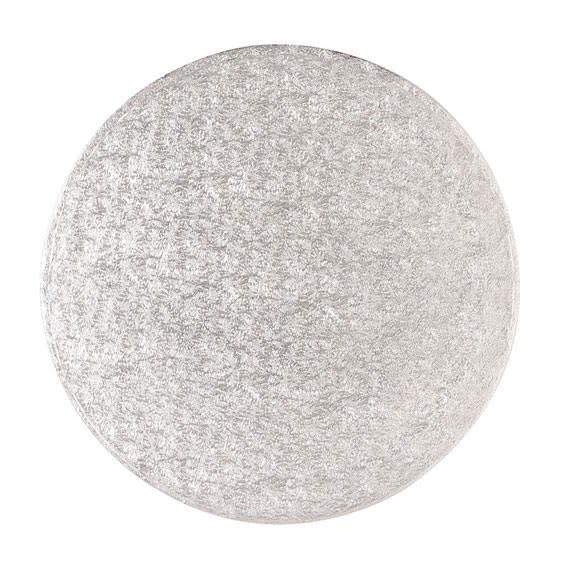 Culpitt 8" Round Cake Boards | Silver | 2.7mm Cards For Celebration Desserts, Birthday Treats, Tiered Sponge, Cupcakes, and More! 8 inch, Pack Of 10