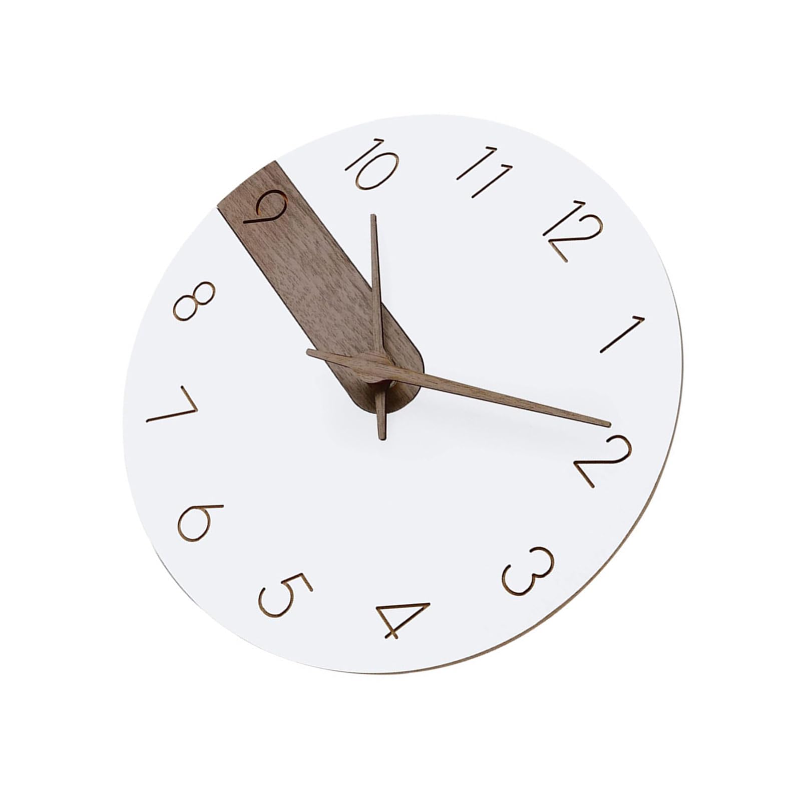 YUGSHNKFC Decorative Wall Clock, Silents Battery Operated Wall Clock Silents None Ticking Clocks Sweeps Movement Easy to Read Battery Operated Clocks