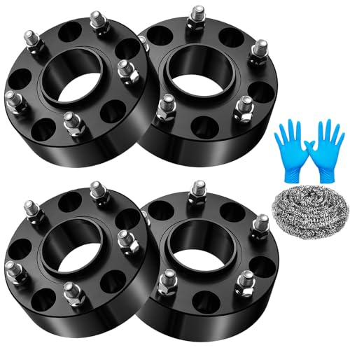 Image of 2 Inch Wheel Spacers 5x139.7 Compatible with Ram 2012-2018 1500,2019-2023 1500 Classic, 77.8 mm Center Bore & 5 Lug Forged 5x5.5 Wheel Adapters M14x1.5,Set of 4