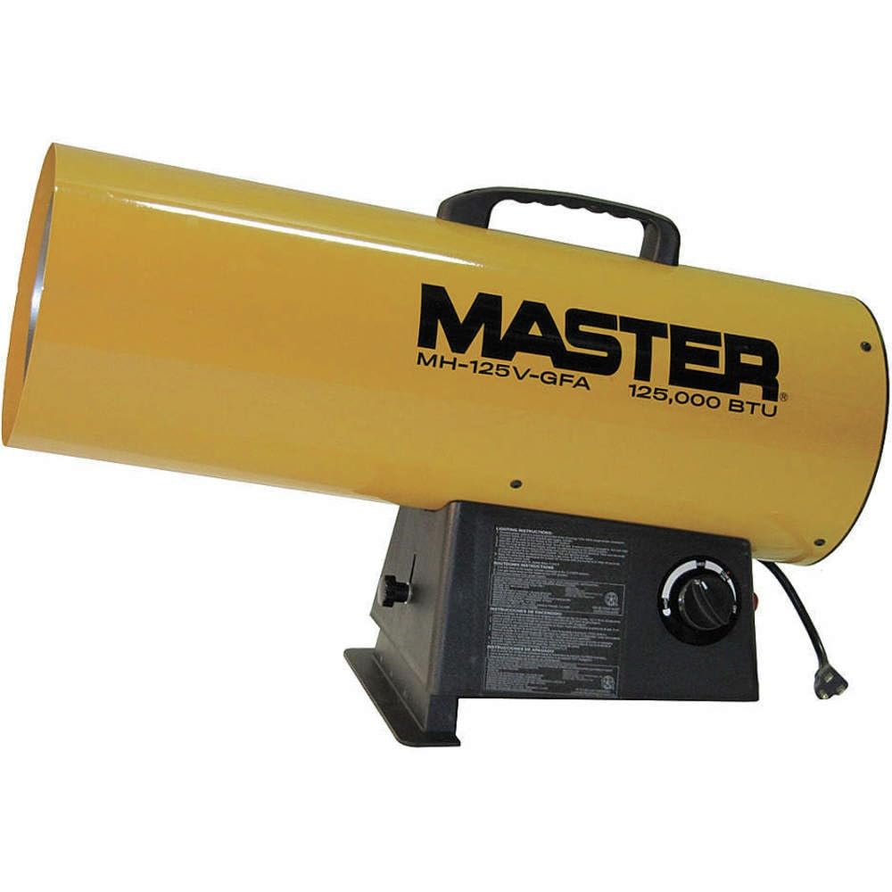 Master MH-125V-GFA-A LP Forced Air Heater, Variable Output, 125,000 BTU:  Amazon.com: Tools u0026 Home Improvement