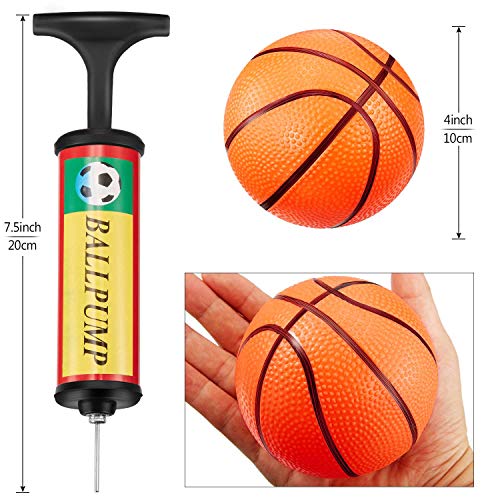 image for Norme 8 Pieces Mini Basketball Mini Hoop Basketballs Pool Basketball T
