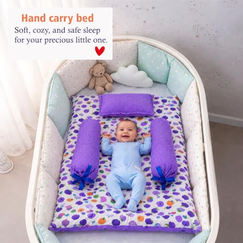 Image of Infantbond 56 In 1 Baby Products All New Born Combo|Gift Set|Baby Essentials|Hospital Kit|Baby Clothes|Maternity Essentials|Complete Daily Items Combo(0-6 Months) (Purple For Baby Boy & Baby Girl)