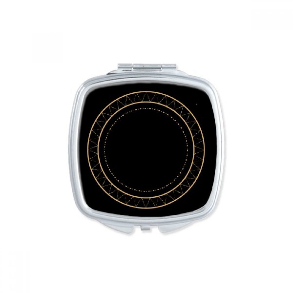 Miroir compact cercle et totem carré idéal pour votre sac à main de voyage