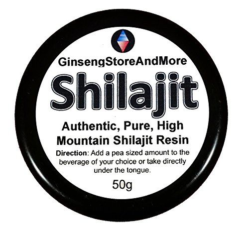 Shilajit 500 Servings (50g), Authentic, Pure, High Mountain Shilajit Resin | Amazing Source of Fulvic Acid, Trace Minerals, Boost Energy, Great for Men and Women