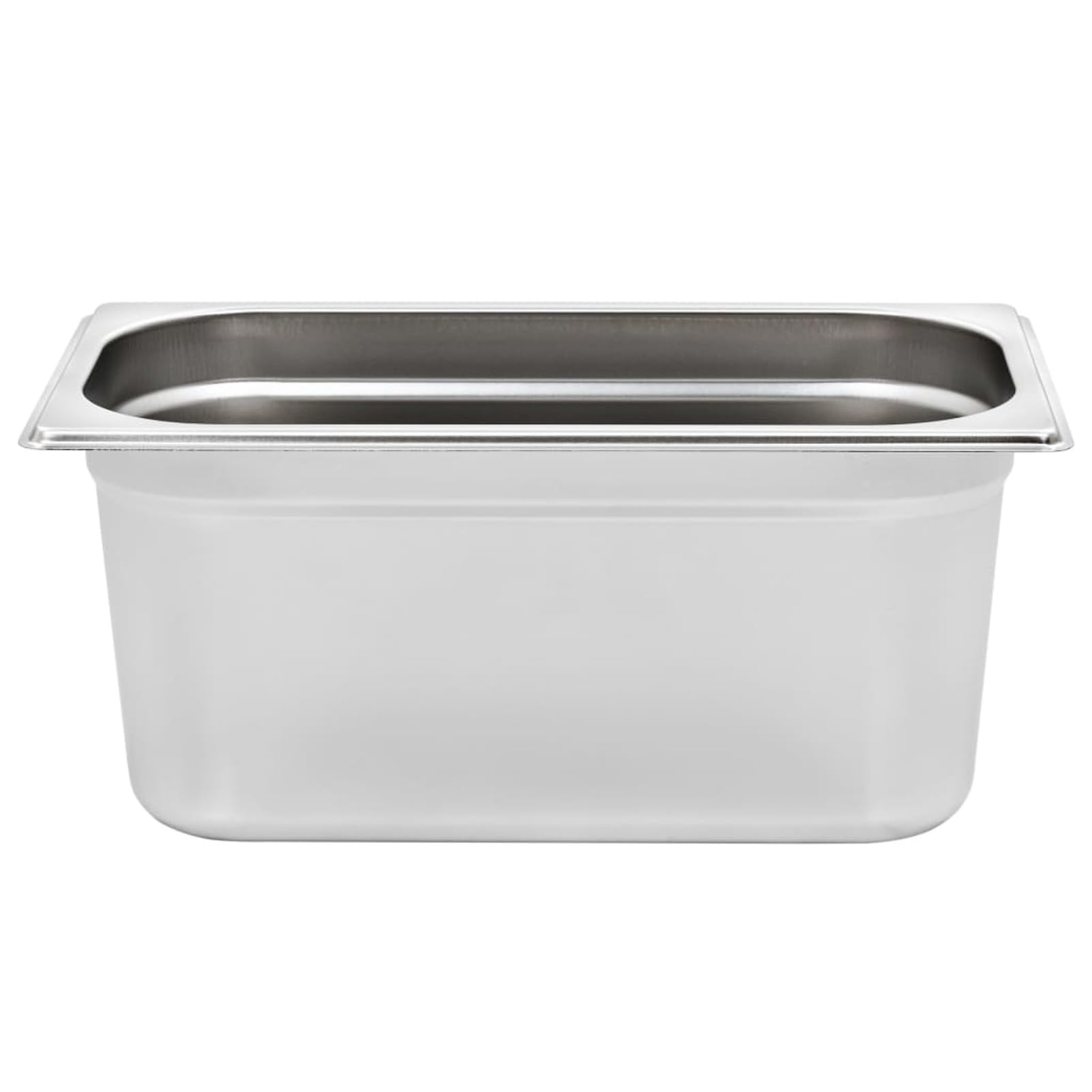 Gastronorm GN 1/1 150 mm in Acciaio Inox antiruggine Facile da Pulire Lavabile in lavastoviglie Contenitore per Alimenti Utensili da Cucina Vassoio Porta Snack