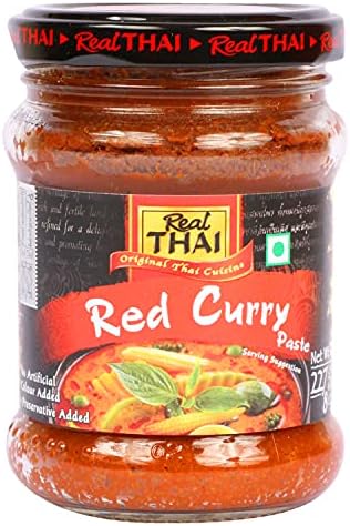 Real Thai Original Thai Cuisine Red Curry Paste, 8 Oz ® 227 G