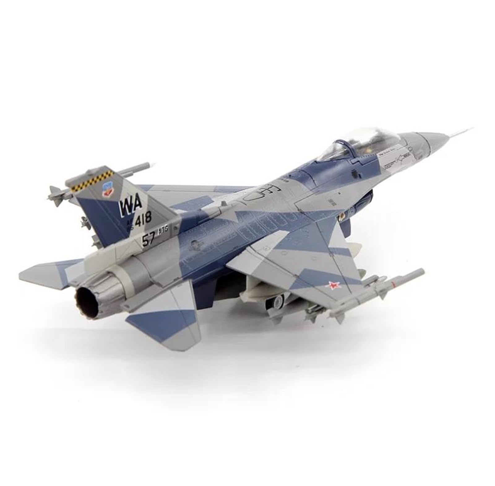 Model samolotu Irplane Model samolotu Zabawkowy model samolotu w skali 1/72 AF1 Siły Powietrzne USA F-16C Myśliwiec WA 85-0418 57-te skrzydło Gotowy model samolotu wroga F16