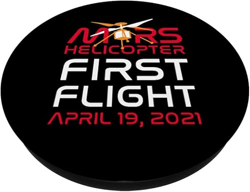 Miniatura 2 de Officially Licensed NASA Ingenuity First Mars Flight 2021 PopSockets PopGrip Swappable Grip for Phones & Tablets