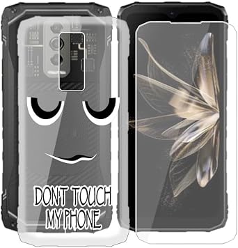 Phone Case for Doogee Blade 10 Ultra 6.56" Case with 1 X Tempered Glass Protective Film, Slim Soft TPU [Shockproof X Anti-Yellowing] Clear Shell, for Doogee Blade 10 Ultra Case - DUO6