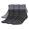 Adidas Mens Superlite 3.0 6-Pack Low-Cut Socks,Onix/Black,Large