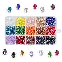 Bicone Glass Beads 6mm-15 Color