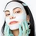 LOOPS CLEAN SLATE - Detoxifying Hydrogel Face Masks - Detoxify, Cleanse, and Soothe - Deeply Purifying and Super Hydrating - Radiant Skin Mask Face Mask Minimizes the Look of Pores, 5pc
