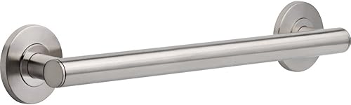 Miniatura 18 de Delta Barra de agarre contemporánea para ducha (1-Paquete) de 12'', compatible con la ADA, color negro mate, mango de seguridad de baño de capacidad