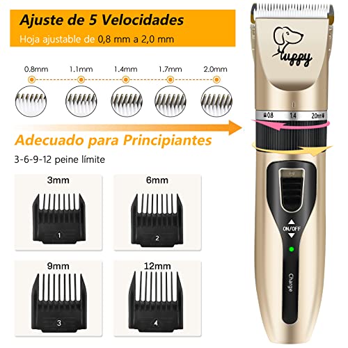 Image of Electric Clipper for Dogs and Cats with Adjustable Comb, Low Noise