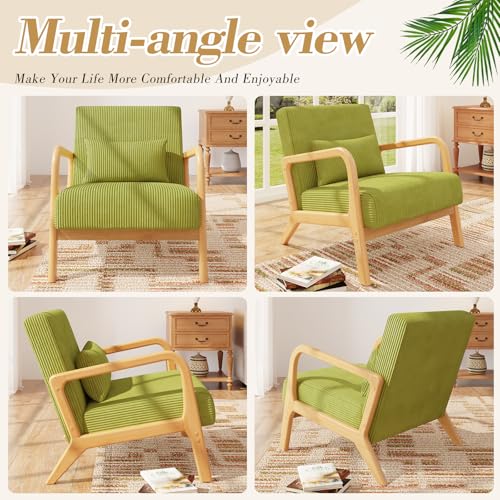 Sillón Moderno Plegable Verde miniatura 7