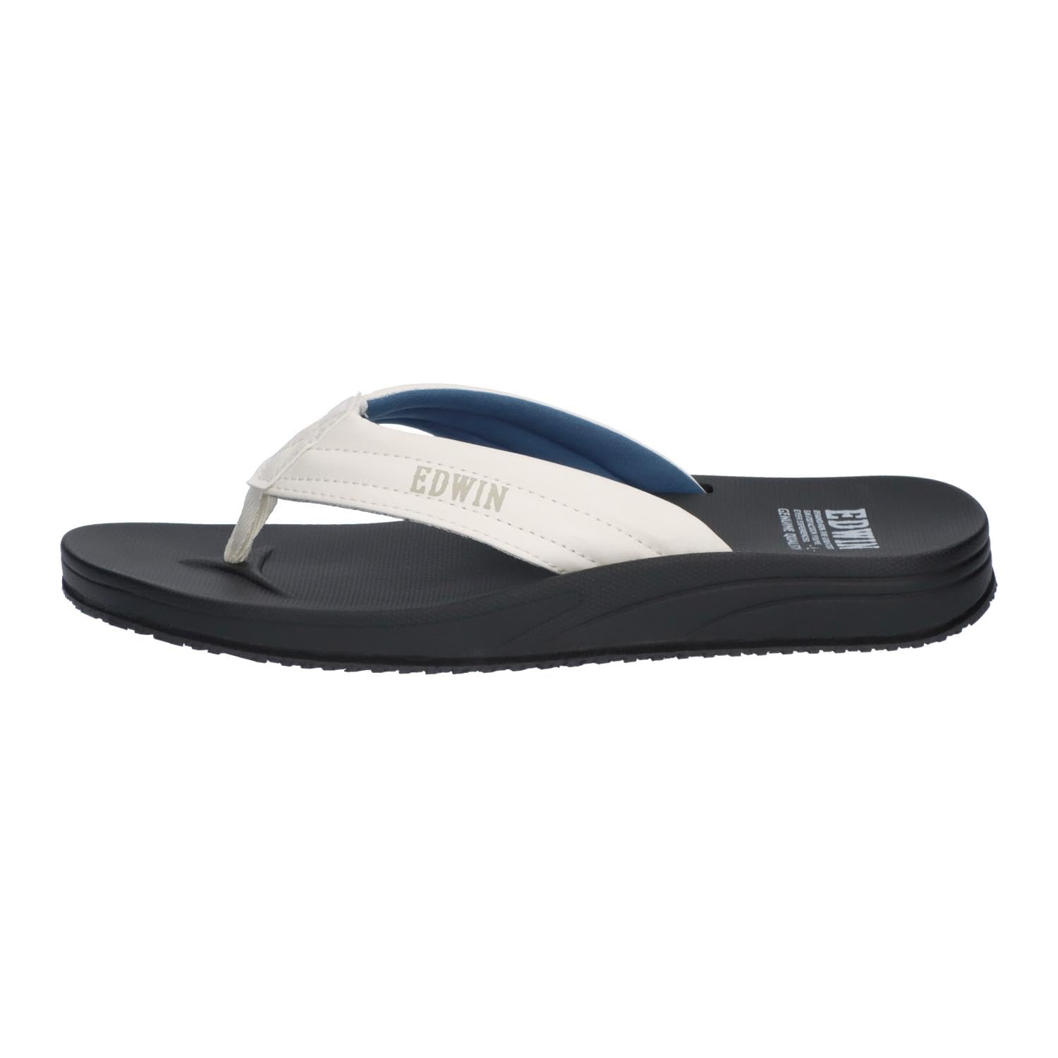 Edwin EW5124 Men's Flip Flops, white (002), L