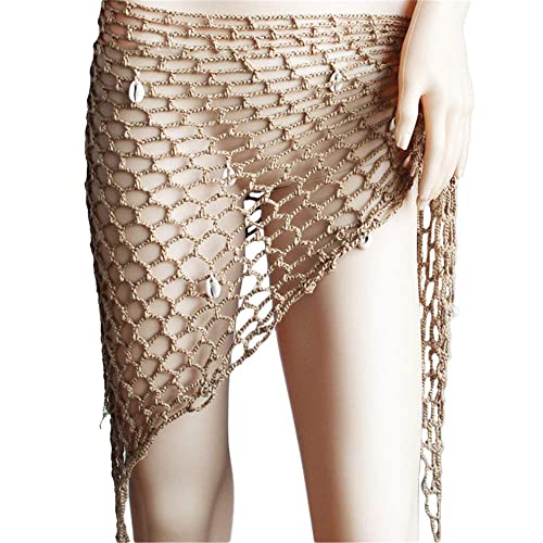 Mermaid sarong Swimwear Cover Up Beach Hand Crochet Shawl Capelet Cover Up Sunscreen Net(SJJ39)3