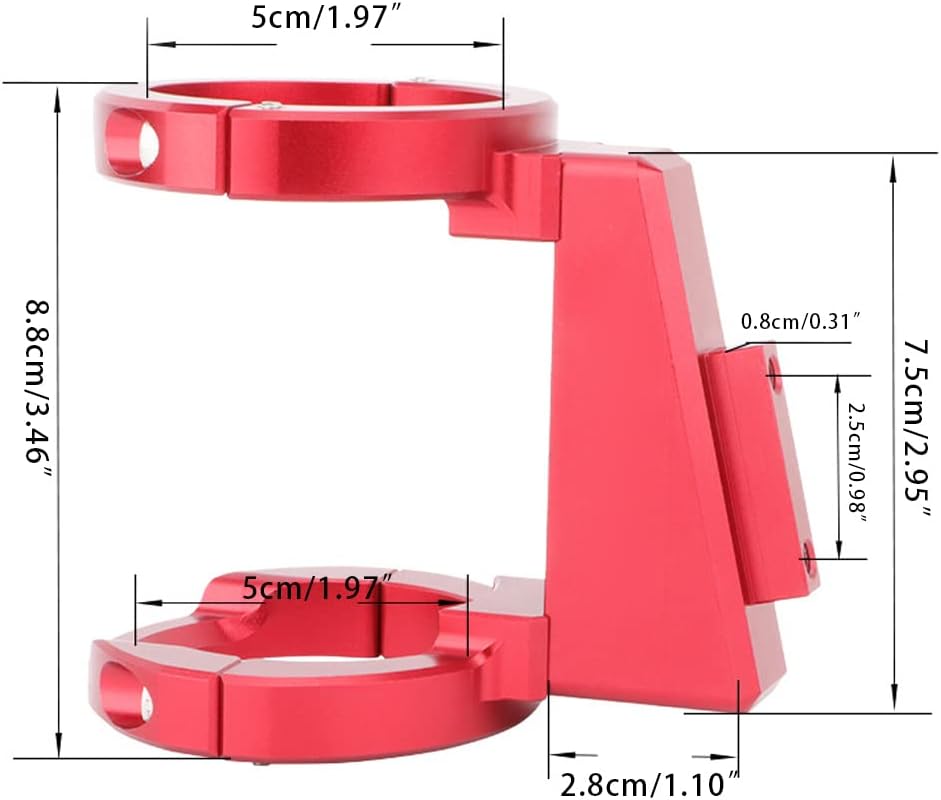 Folding Bike Aluminum Alloy Lightweight Cycling Bag Bracket Accessories Front for Carrier Block Clip Portable Bike Rack Bicycle Racks for Bikes Bicycle Bag Rack