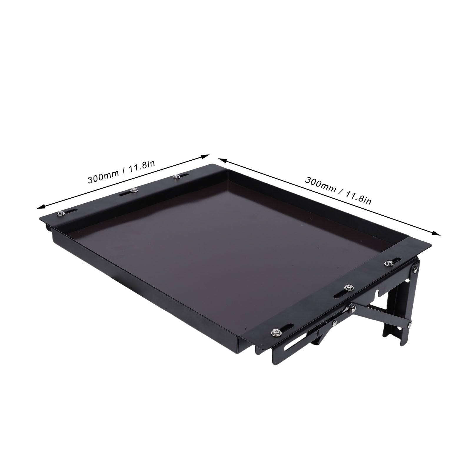 Akozon Mesa Magnética Plegable de 11.81x11.81 Pulgadas, Caja Herramientas Alta Resistencia, Bandeja con Implemento Instalación Apto para Organización Cajas Herramientas, Automáticas