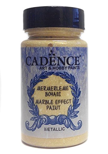 Pintura Efecto Mármol Cadence Oro Metalizado 90ml