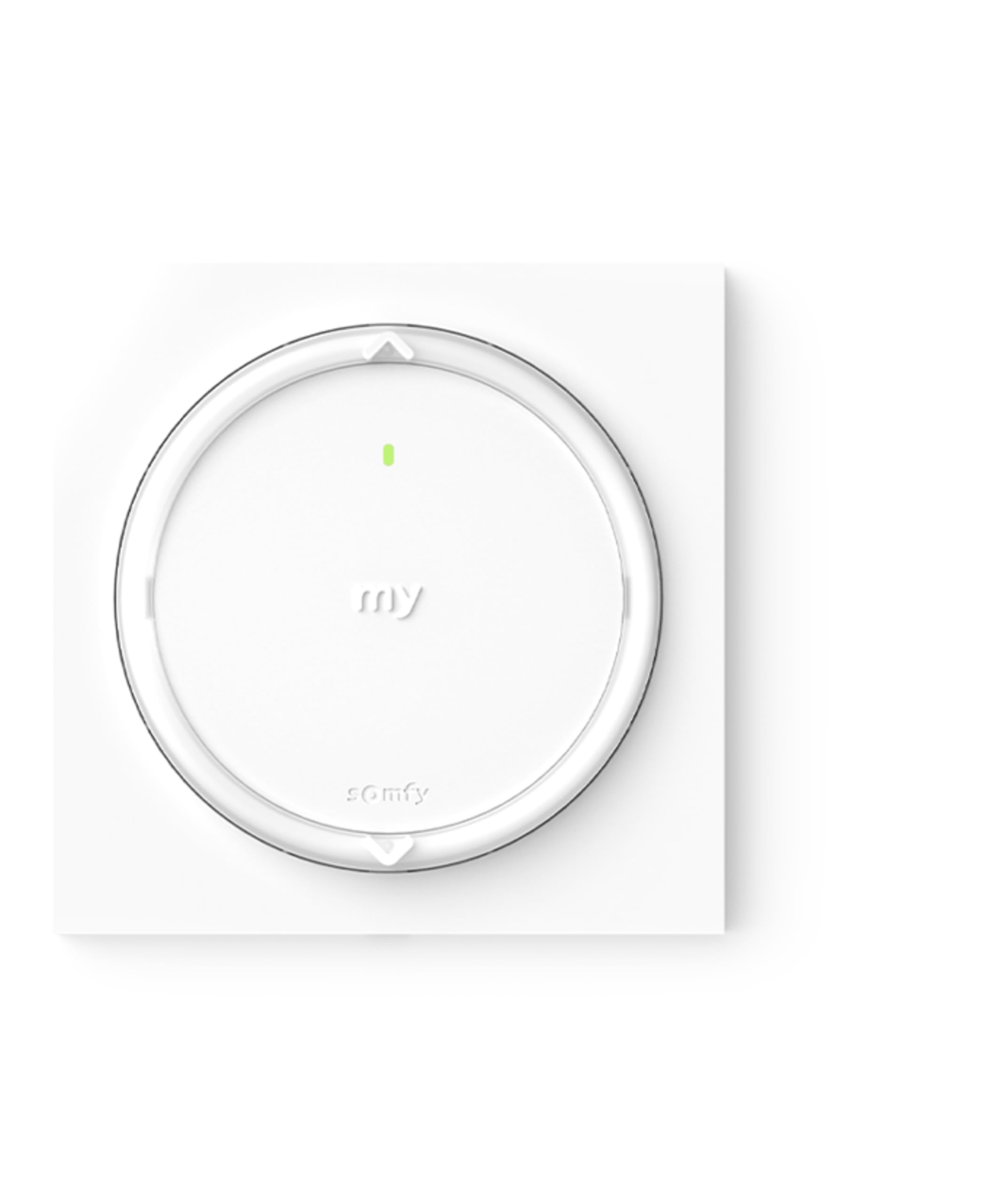 Somfy White 1-Channel Push Button Io Remote Control, Smoove Origin, 1811066