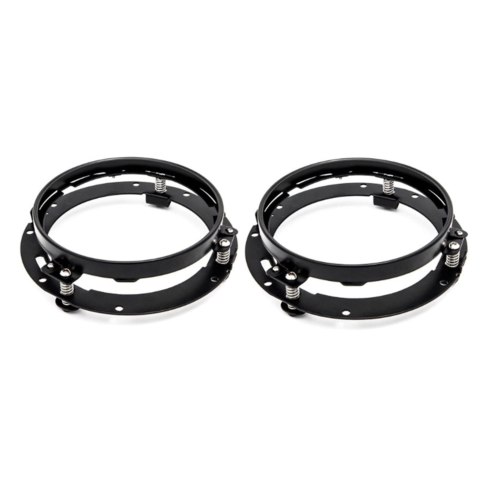 LIUONZTFD 7 inch ronde LED koplamp montagebeugel ring compatibel met: auto Jeep Wrangler JK Suzuki Samurai compatibel met Harley motorfiets 7 beugel(1pcs chrome