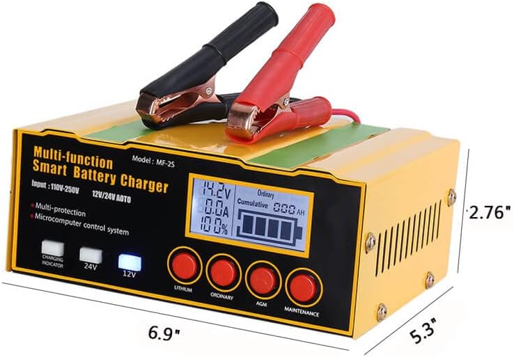 Miniatura 4 de Cargador de batería de automóvil, cargador de batería inteligente, cargador de batería de litio, mantenedor inteligente de goteo automotriz,