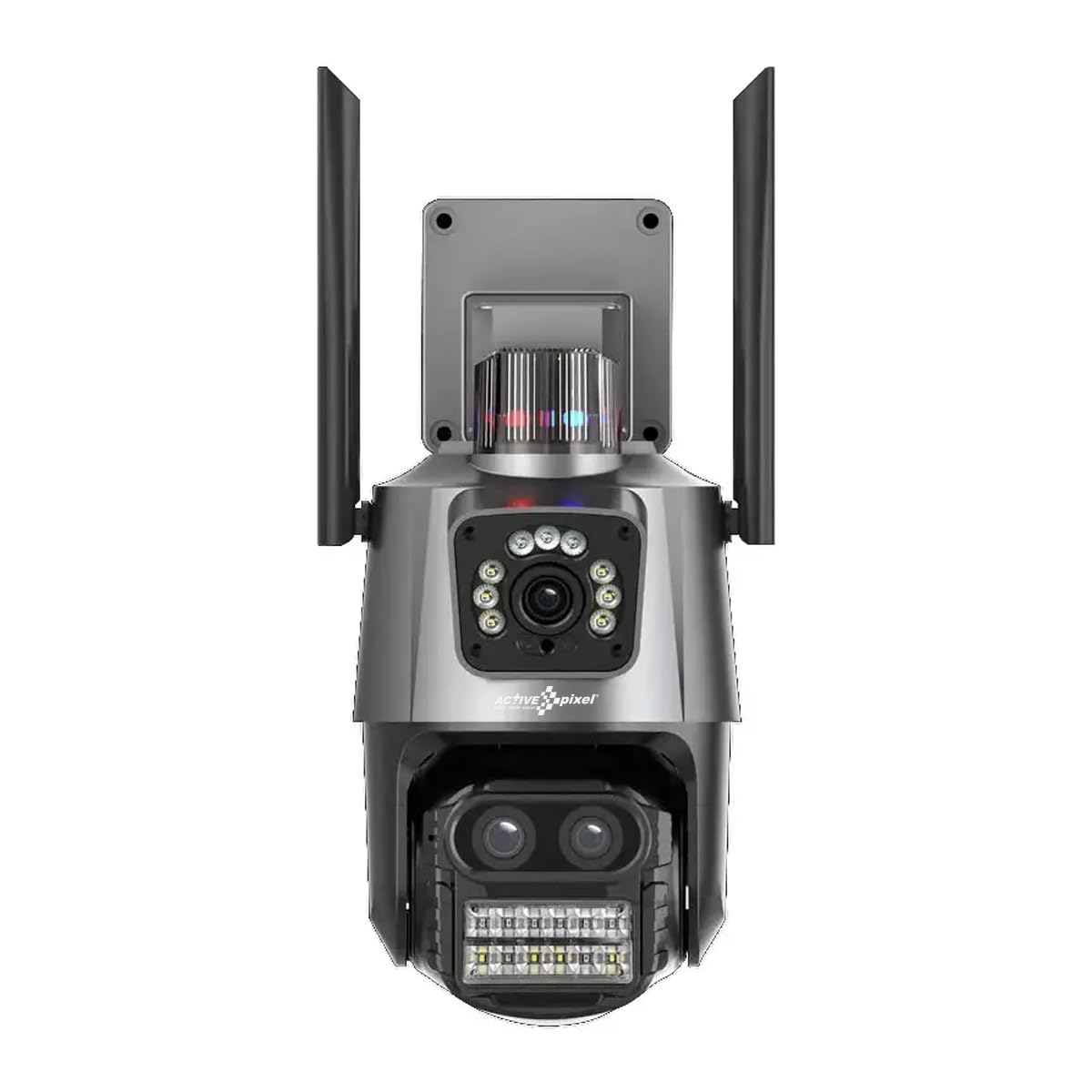 Active Pixel 4mp+4mp 8X Zoom PTZ WiFi Wireless Outdoor Dual Lens CCTV Camera,Wireless Security 360°,Dark Vision, Supports Upto 128 GB Micro Sd Card,Motion Detection,Siren Alarm,Alexa - A2-image-27