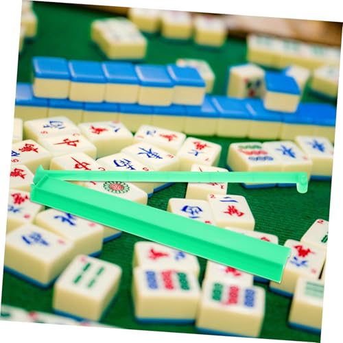 Règle de mahjong push BESTonZON avec poussoir intégré pour 2 sets de table
