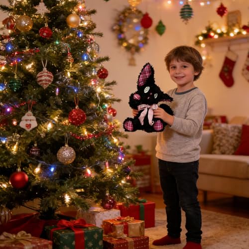 Peluche Chat Kawaii de 35 cm Compagnon de Voyage et Déco de Chambre Cocooning