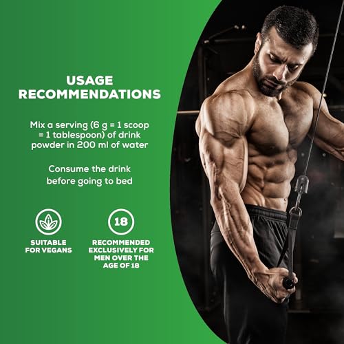 BioTechUSA TST + GH | Testosterone & Hormone Boosting Drink Powder | 2,850mg DAA | Amino Acids, Vitamins, Minerals | Sugar-, Lactose- and Gluten-Free | 300g | Orange - Image 4